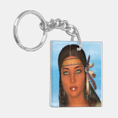 Porte-clés Fille amérindienne (Devant gauche)