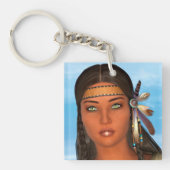 Porte-clés Fille amérindienne (Devant)