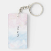 Porte-clés Fille, Ange de la première communion (Dos)