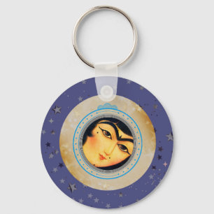 Porte-clés Fille aux Étoiles - Accessoire Charmant