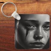 Porte-clés Fille aux larmes (Recto)