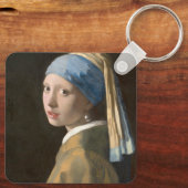 Porte-clés Fille avec une oreille perle (Verso)