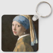 Porte-clés Fille avec une oreille perle (Dos)