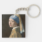 Porte-clés Fille avec une oreille perle (Dos)