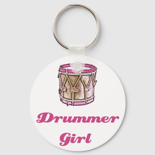 Porte-clés Fille batteur (Recto)