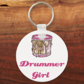 Porte-clés Fille batteur (Recto)