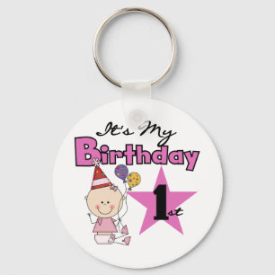 Porte-clés Fille C'est mes t-shirts et cadeaux d'anniversaire