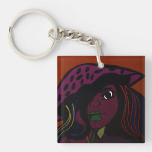 Porte-clés Fille Champignon