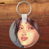 Porte-clés fille d'anime (Recto)