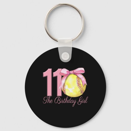 Porte-clés Fille de 11 ans Softll Team Coquette Rose Bow 1 (Recto)