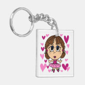 Porte-clés Fille de ballerine (Devant gauche)