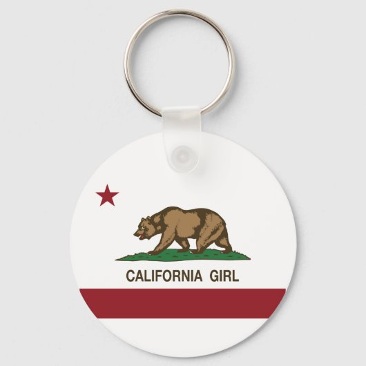 Porte-clés Fille de Californie (Recto)