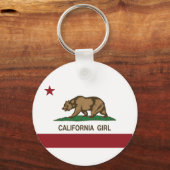 Porte-clés Fille de Californie (Recto)