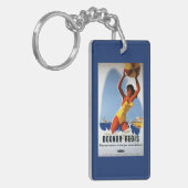 Porte-clés Fille de chemins de fer et affiche britanniques de (Devant gauche)