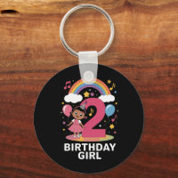 Fille de deux ans anniversaire mignonne 2ème anniv