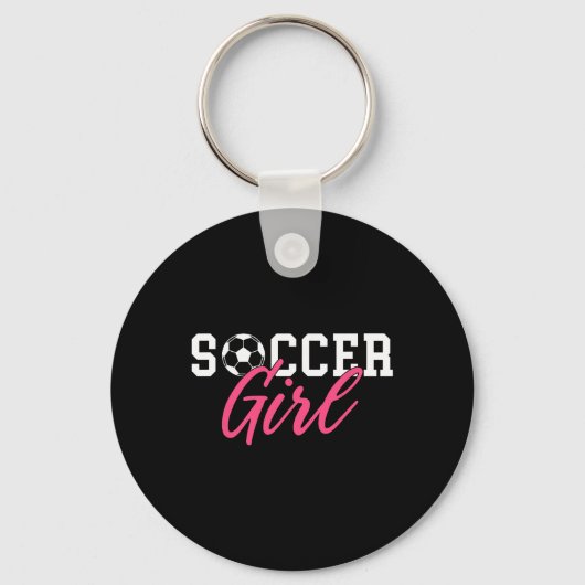 Porte-clés Fille de football (Recto)