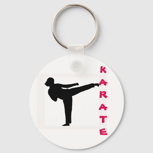 Porte-clés fille de karaté (Recto)
