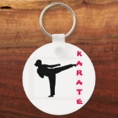 Porte-clés fille de karaté (Recto)