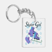 Porte-clés Fille de patineur (Devant gauche)