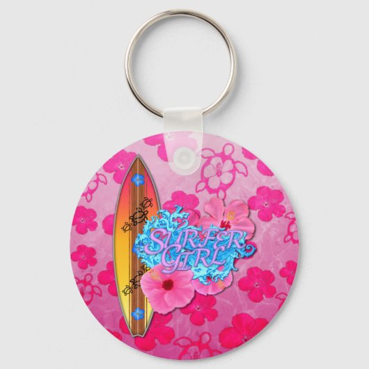 Porte-clés Fille de surfer (Recto)