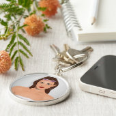 PORTE-CLÉS FILLE D'ÉTÉ (Côté)