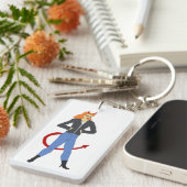 Porte-clés fille diable (Devant droit)