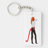 Porte-clés fille diable (Devant)