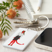 Porte-clés fille diable (Devant droit)