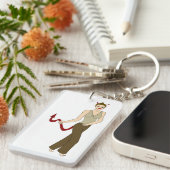 Porte-clés fille diable (Devant droit)