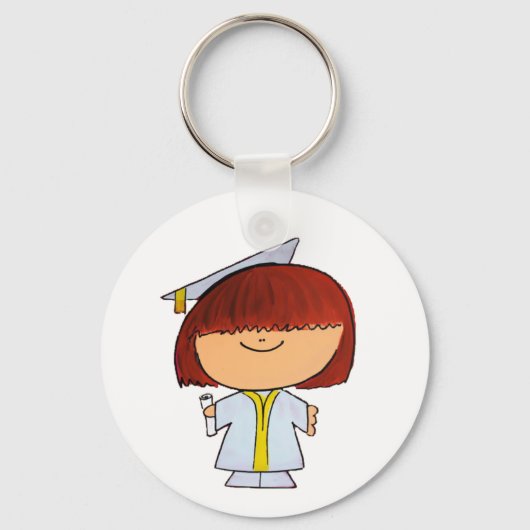 Porte-clés Fille diplômée (Recto)
