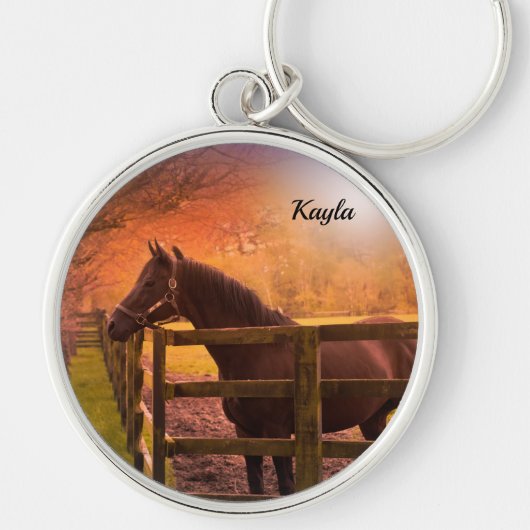 Porte-clés Fille du cheval (Devant)