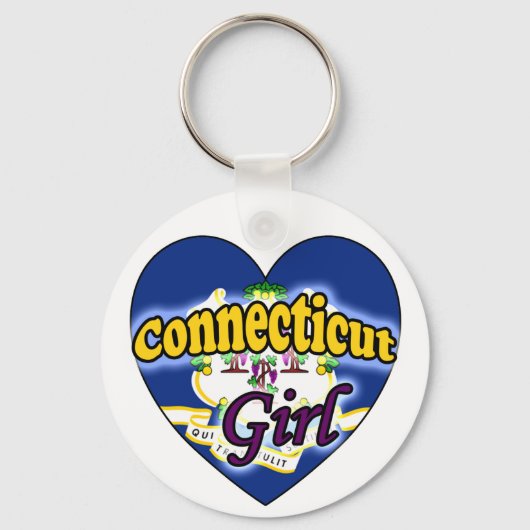 Porte-clés Fille du Connecticut (Recto)