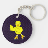 Porte-clés Fille du patinage artistique (Dos)