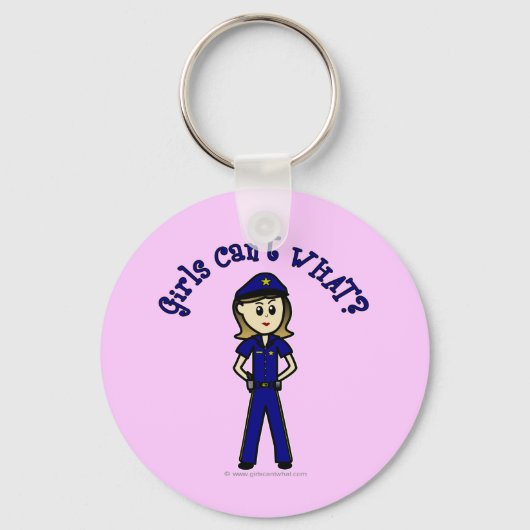 Porte-clés Fille du policier de la lumière (Recto)