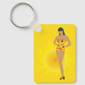 Porte-clés Fille en Bikini (Recto)