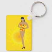 Porte-clés Fille en Bikini (Verso)