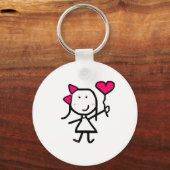 Porte-clés Fille et Valentine (Recto)