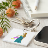 Porte-clés fille foy (Devant Droit)