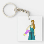 Porte-clés fille foy (Devant)