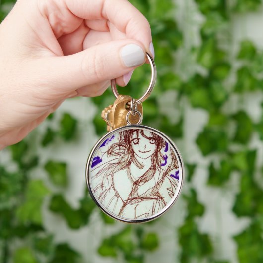 Porte-clés fille gothos (Main)