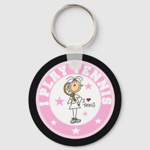 Porte-clés Fille Je Joue au Tennis T-shirts et cadeaux
