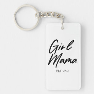 Porte-clés Fille Mama Custom Est Année Mini Maman Maman Maman