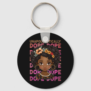 Porte-clés Fille mignonne de l'histoire noire sans excuses Dr