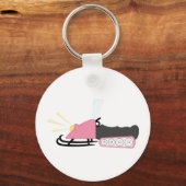 Porte-clés Fille motoneige (Recto)