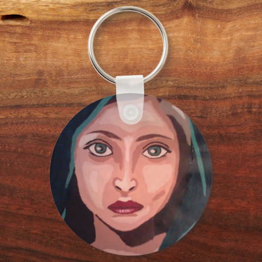 Porte-clés fille musulmane (Recto)