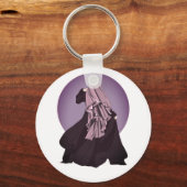 Porte-clés fille musulmane ukhti (Recto)