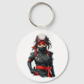 Porte-clés Fille Ninja (Verso)