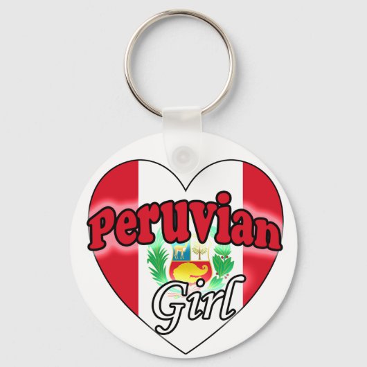 Porte-clés Fille Péruvienne (Recto)