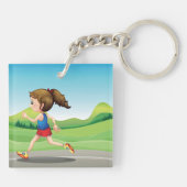 Porte-clés Fille Porte - clé (Dos)