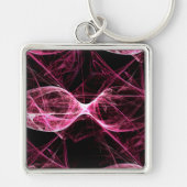 Porte-clés Fille Punk Rock Rose Energy Waves (Devant)